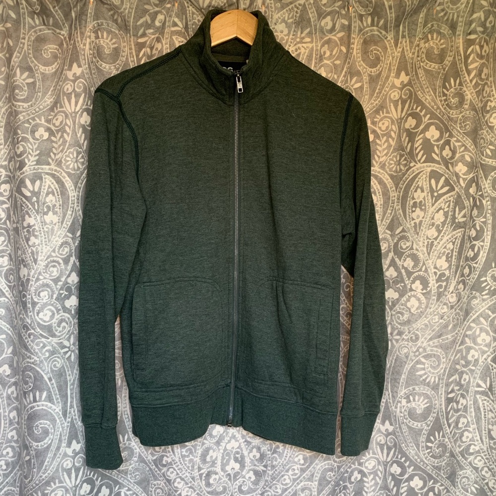 BDG Forest Green Fleece Full Zip